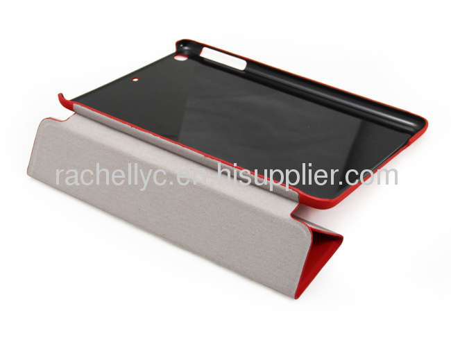 iPad mini stand case 3 way folding case for iPad mini Slim leather case for iPad mini