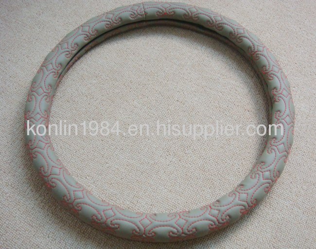 DULL POLISH LEAHTER- CAR STEERING WHEEL COVER