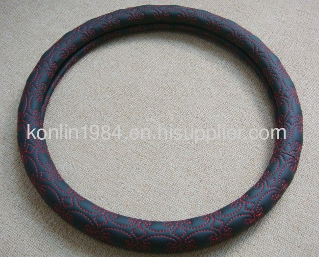 DULL POLISH LEAHTER- CAR STEERING WHEEL COVER