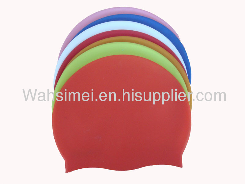 Adults swimming silicone cap with OEM service available 