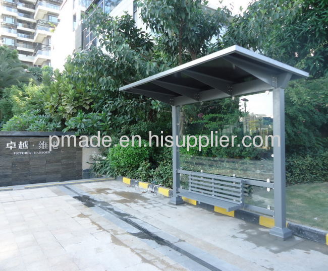 metal bus shelter