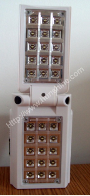 Folding 15+15LED Rechargeable led emergency light