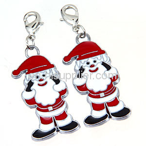 New Fashoin Cute Thomas Sabo Enamel Christmas Santa Claus Charms