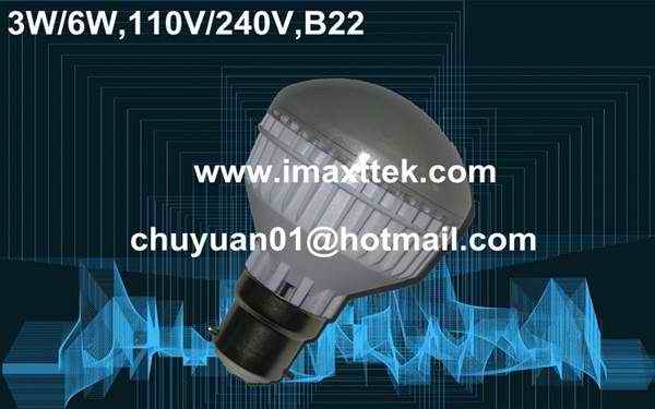 3W LED bulbs 110V illumination