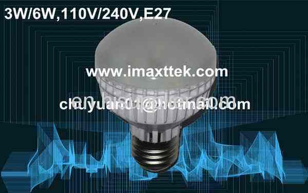 3W LED bulbs 110V illumination