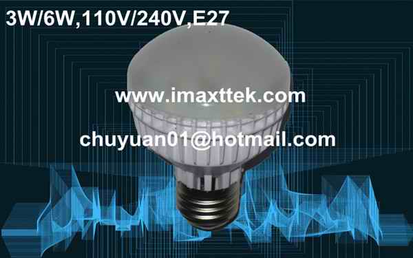 LED bulbs 6W 110V 240V