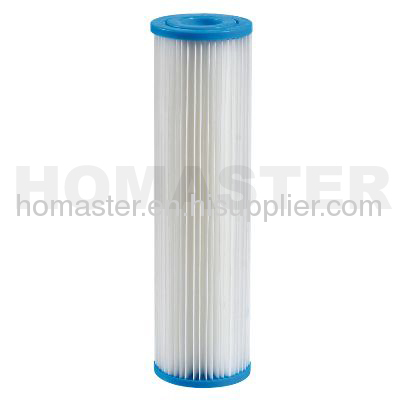 Pleated cellulose filter cartridge 10 inch