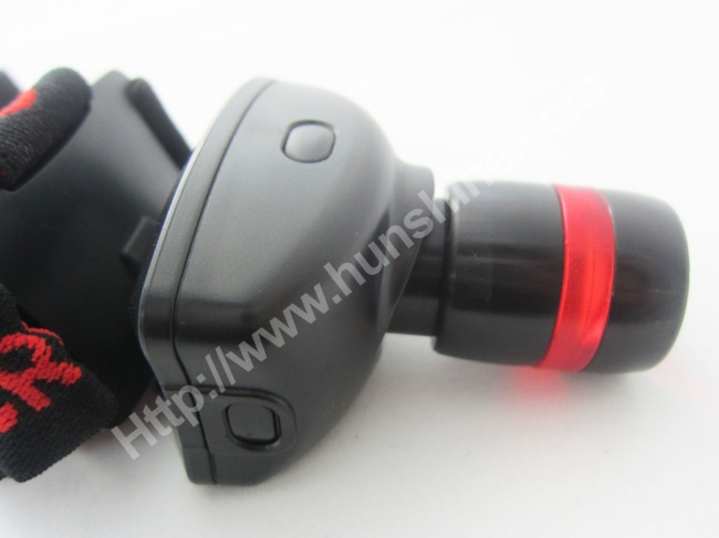 ABS black&silvery CREE Q3 LED zoom headlamp 