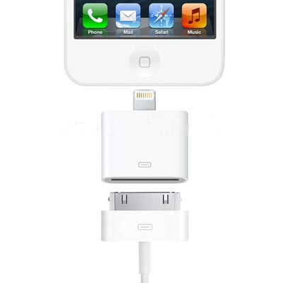 Seiko Edition 30 Pin Female to Lightning 8 Pin Male Adapter for iPhone 5, iPad mini, iTouch 5 