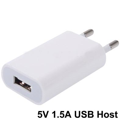 High Quality 5V / 1.5A EU Socket USB Charger Adapter for Apple iPhone 5