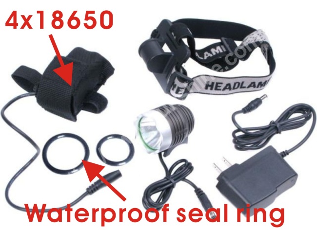 900lm cree T6 LED headlamp