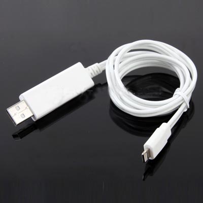 USB Blue Visible Light Charge Cable for iPhone 5, Length: 80cm