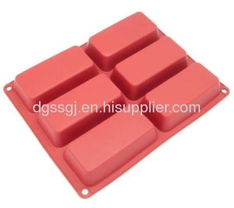 Silicone 6-cavity Mini Loaf Baking Pan