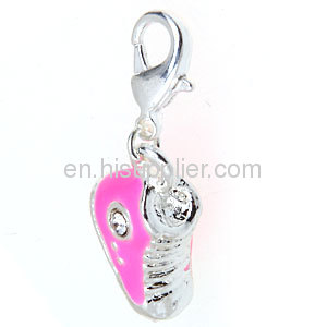 Cute Fashion Dangle Enamel Thomas Sabo Shoe Sneaker Charms Wholesale China