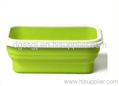 silicone lunch and snack box