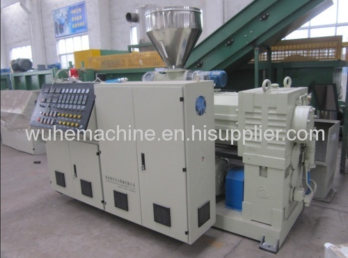 conical double screw extruder