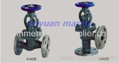 GB/T584-1999 Marine Cast Steel Flanged Globe Valves