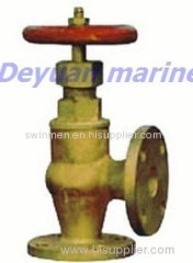 JIS F7302 Marine Bronze Flanged Angle Stop Valves