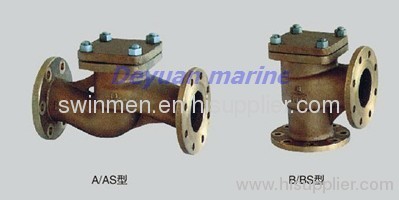 marine flanged bronze check valve
