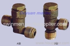 marine male thread bronze check valve