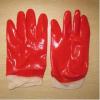 cheap red PVC coated working gloves PG1512-1