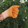 yellow PVC coated working gloves PG1511-3