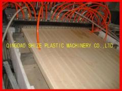 Wood plastic profile production line