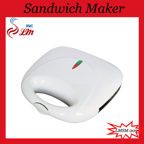 White Series Sandwich Maker/Easy Cleaning/Power & Ready Lights