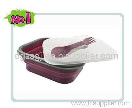 silicone handy lunch box