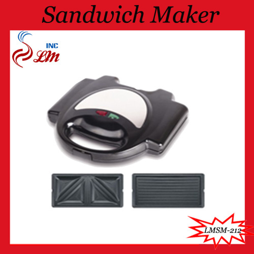 Sandwich Maker With Interchangeable Plates With Triangle Plate/Grill Plate For Your Choice