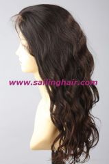 Hot sale human hair full lace wig in stock