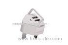 100 - 240v 3 Pin British Plug Usb a Socket Wall Dual Port Charger for Mobile Phone BS1363