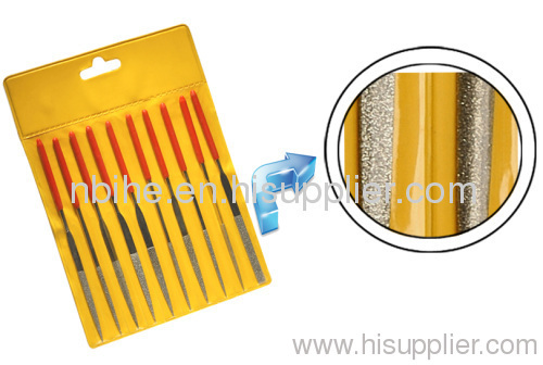 EXPERT 10 PIECE 150MM DIAMOND NEEDLE FILE SE