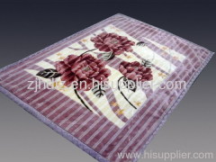 soft printed polyester blanket