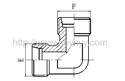 HYDRAULIC ADAPTER FITING ELBOW PIPE FITTING FERRULE ASSEMBLY