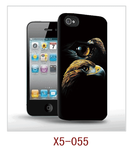 iPhone5 3d case rubber coated