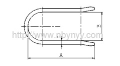 STAPLE HYDRAULIC ADAPTER FITTING ELBOW PIPE FITTING