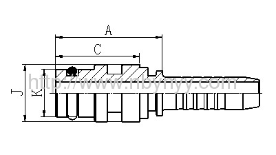 COAL STAPLELOCK MALE HYDRAULIC HOSE FITTING PIPE COUPLING