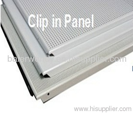 Clip in panel