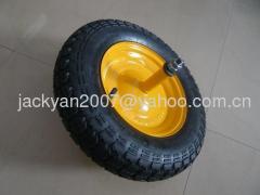 rubber wheel for wheelbarrow handtrolley