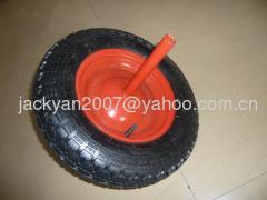 rubber wheel for wheelbarrow handtrolley