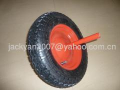 PNEUMATIC RUBBER WHEELS FOR WHEELBARROW HANDTROLLEY