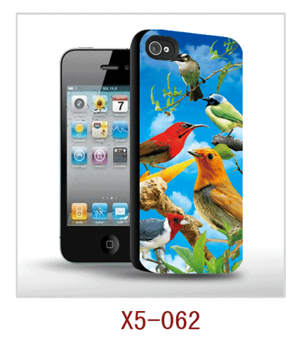 birds picture 3d case for iphone5,pc case rubber coated,multiple colors available
