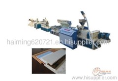 plastic decorative panel production line