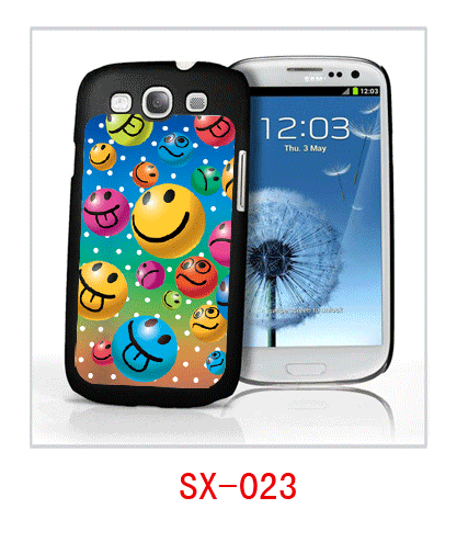 cute faces picture 3d picture case for Samsung S3,pc case rubber coated,multiple colors available