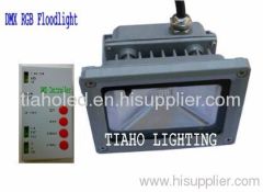 led flood 10W RGB DMX led light IR 5W