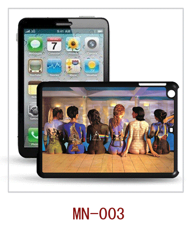 art picture iPad Mini case 3d,pc case rubber coated,multiple colors available