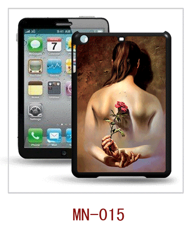 art picture ipad mini 3d case,pc case with rubber coating,multiple colors available
