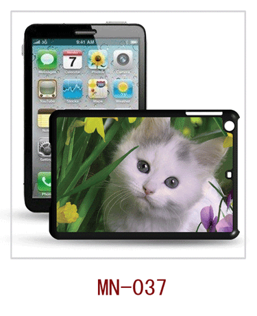 cat picture iPad mini case cat picture 3d,pc case with rubber coating,multiple colors available
