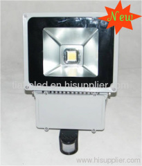 led flood PIR 100W led sensor lamp led motion CREE